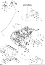 Fits 2003-2005 Ski-Doo Legend V-1000 Front Engine Mount, OEM Part # 512059422