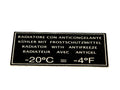 104523/S - Header Tank (Antifreeze) Sticker