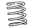Ford New 2001-2002 Fits Ford Focus Spring - Front Base No. 5310 Position Front, Part # 1S4Z5310JA