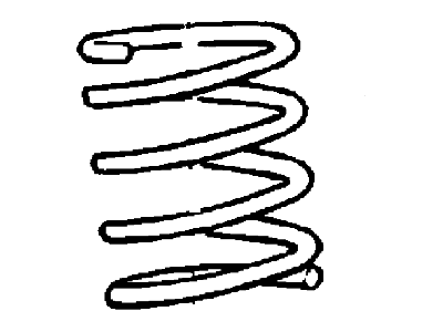Ford New 2001-2002 Fits Ford Focus Spring - Front Base No. 5310 Position Front, Part # 1S4Z5310JA