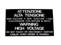 113404 - High Voltage Warning Label — OEM 113404