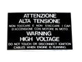 113404 - High Voltage Warning Label
