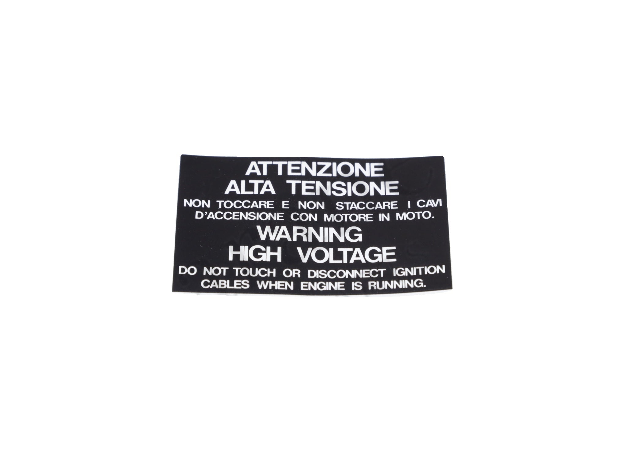 113404/ASP - High Voltage Warning Label