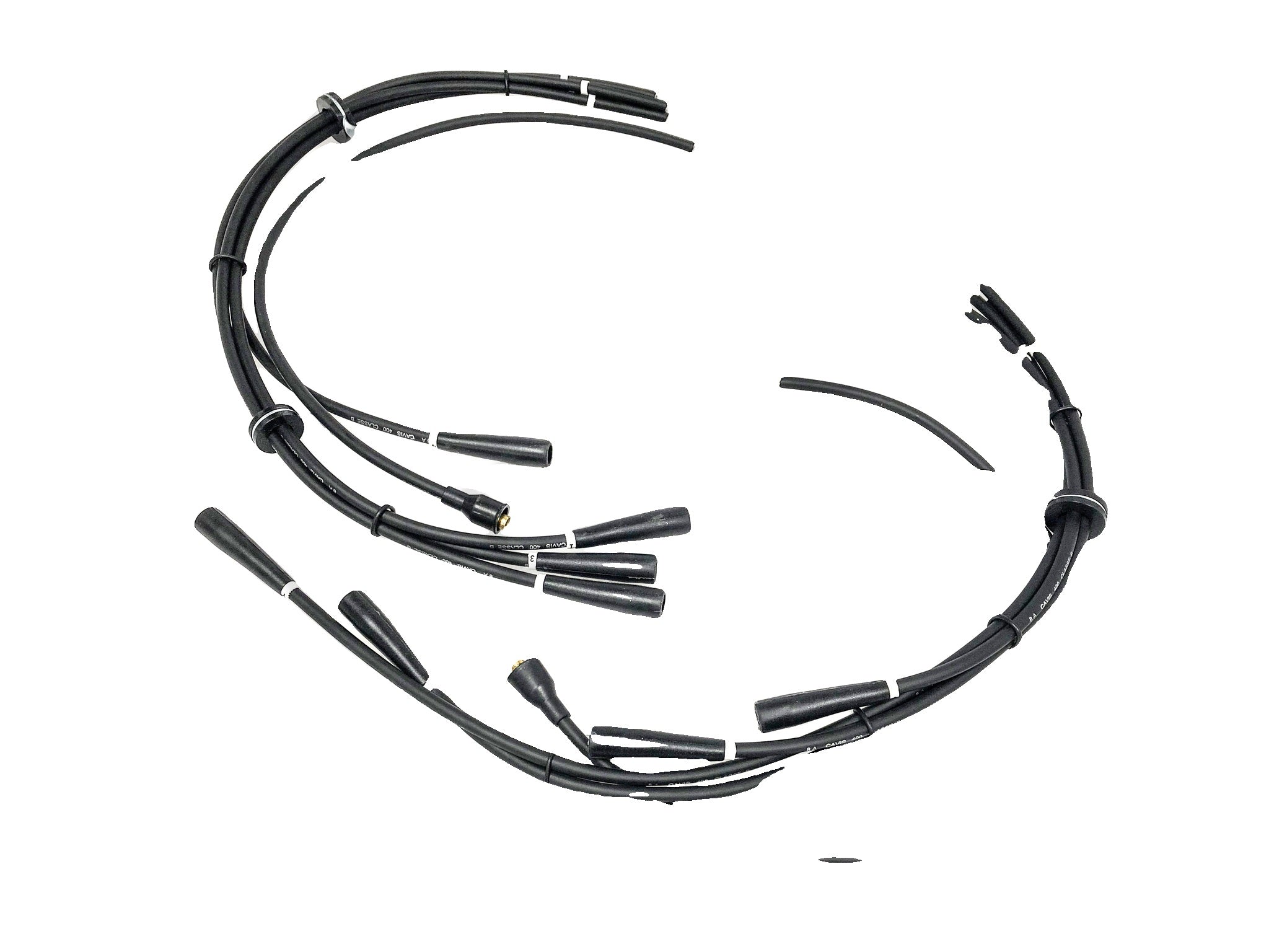 114473/A - LH & RH HT Leads Set (Black)