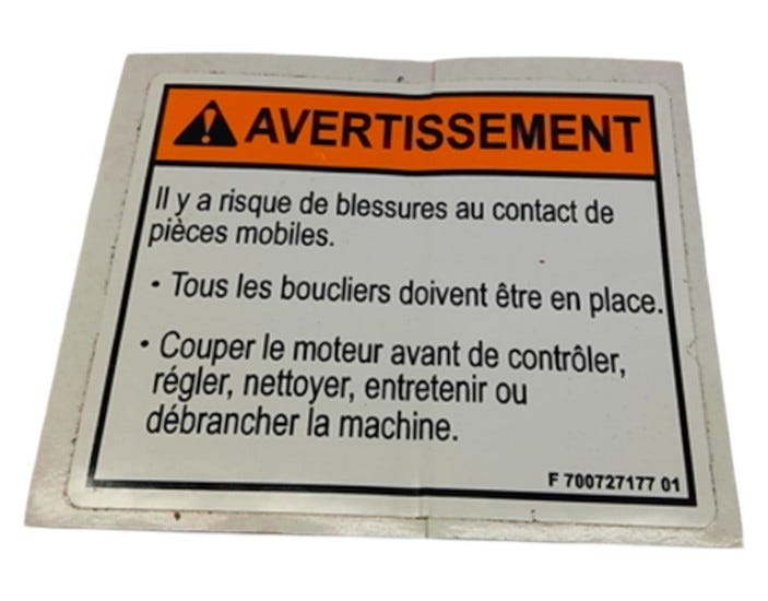 AGCO 700727177 — Iron Vault inventory image AGCOMANIFEST700727177