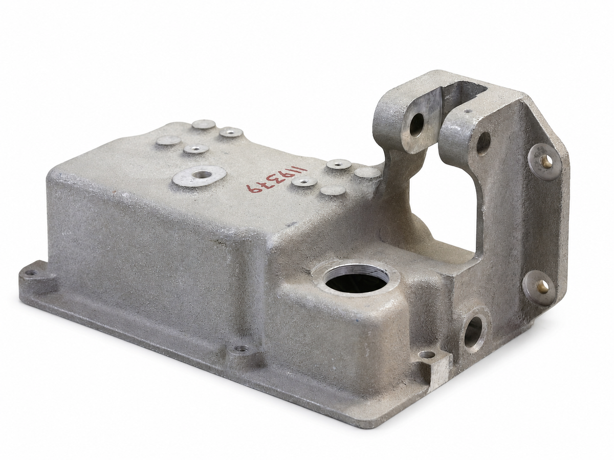 Ferrari Mondial 3.2 Pedal Support Housing RHD — OEM 119379 on white background