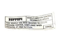 120038 - Information Plate