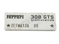 120432 - Chassis number plate 308 GTS QV