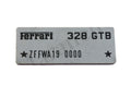 126990 - Chassis number plate 328 GTB