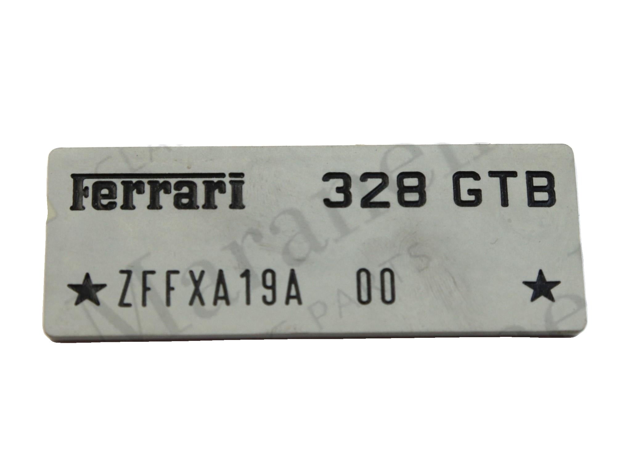127194 - Chassis number plate 328 GTB