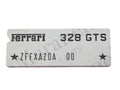 127195 - Chassis number plate 328 GTS