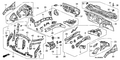 Honda New 2005-2010 Fits Honda Odyssey Wheelhouse Sub-Set, R. FR., Part # 04642-SHJ-A00ZZ