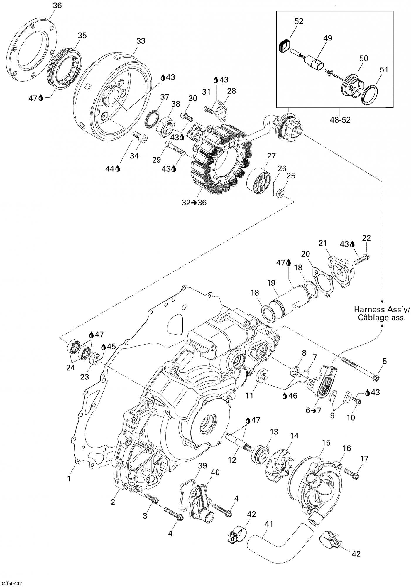 Fits 1999-2005 Can-Am Traxter 5 Speed / Traxter Auto Std & XT Models Hex Nut M22, OEM Part # 420242875