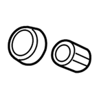 New 2009-2011 Fits Acura TL Knob Assembly, Tuner Dj Interior Silver, Part # 39103-TK4-A41ZA