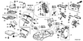 Honda New 2010-2012 Fits Honda Crosstour Box, Passenger Fuse, Part # 38210-TP6-A22