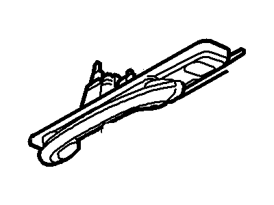 Ford New 2004-2006 Fits Lincoln LS Handle - Assist Base No., Part # 4W4Z5431406ABD