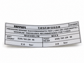 141985 - Tr Michelin Mxx Tyre Inflation Sticker