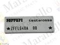 146379 - Chassis number plate testarossa