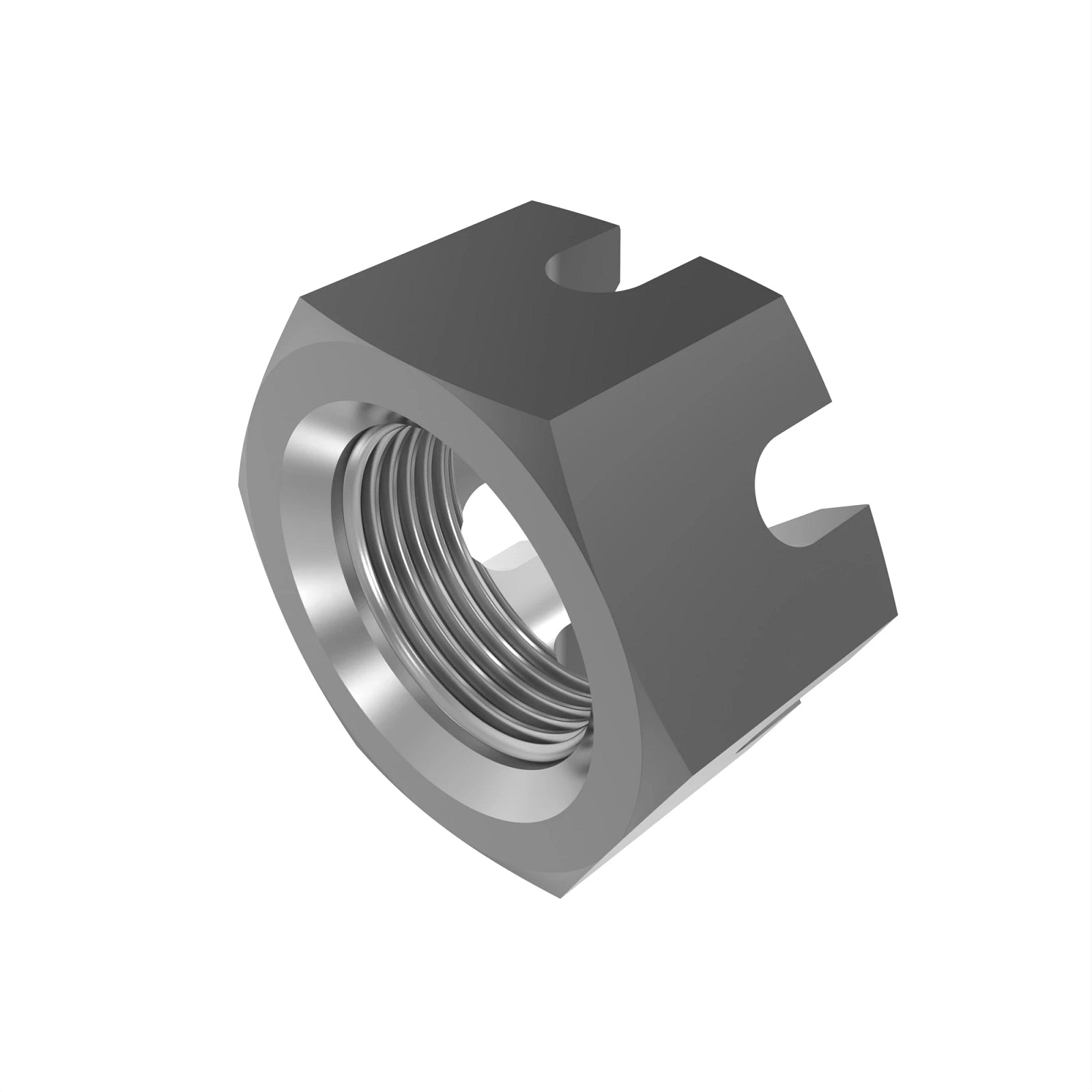 14H1020: Fits John Deere 14H1020 Hexagonal Slotted Nut, 3/4" – Genuine OEM