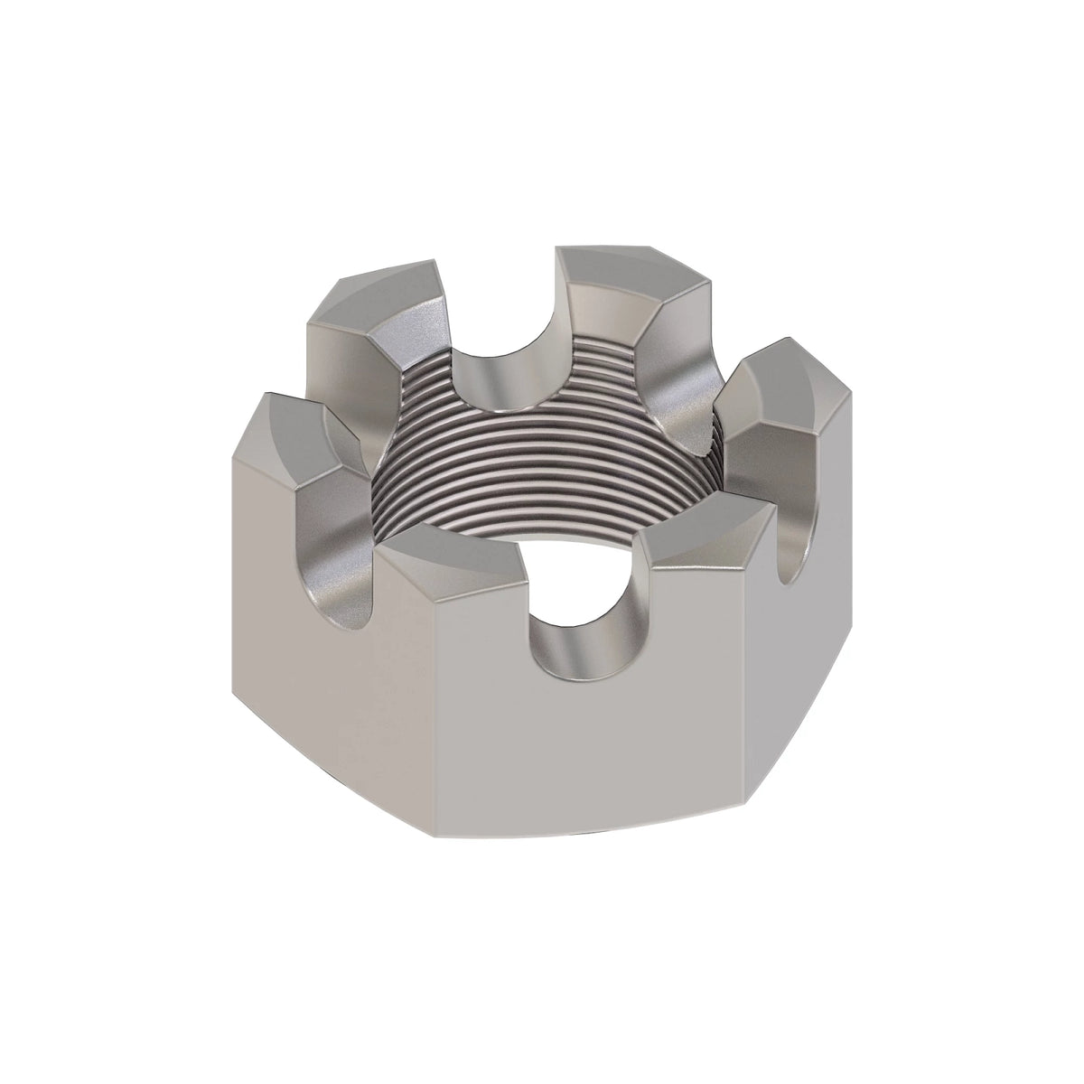 14H874: Fits John Deere 14H874 Hexagonal Slotted Nut, 5/8" – Genuine OEM