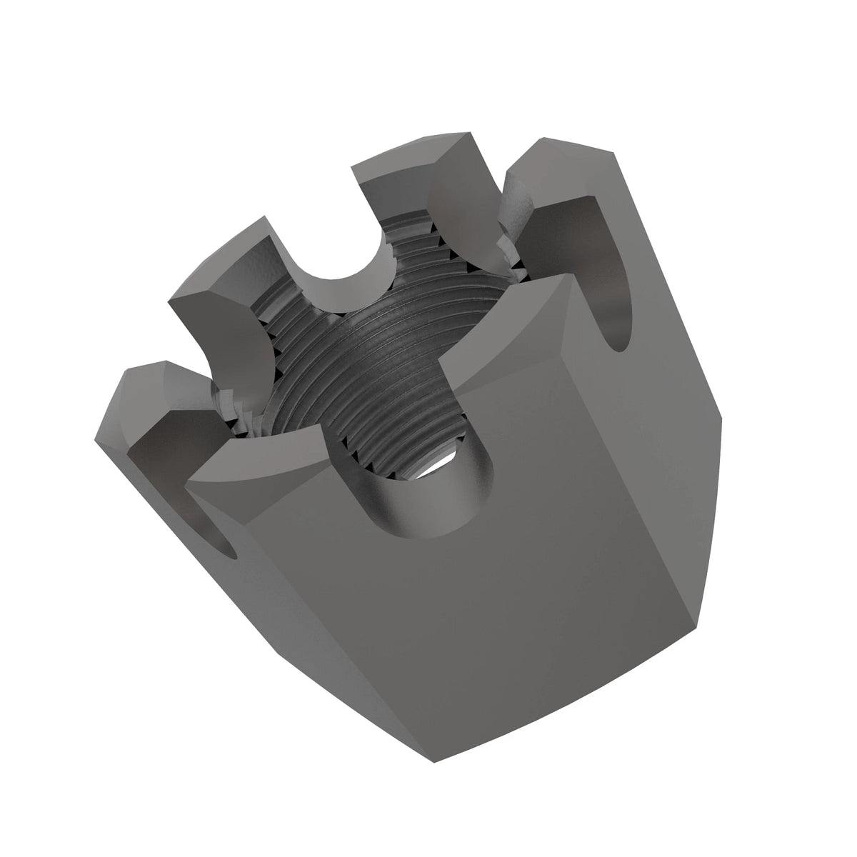 14H950: Fits John Deere 14H950 Hexagonal Slotted Nut, 5/8" – Genuine OEM