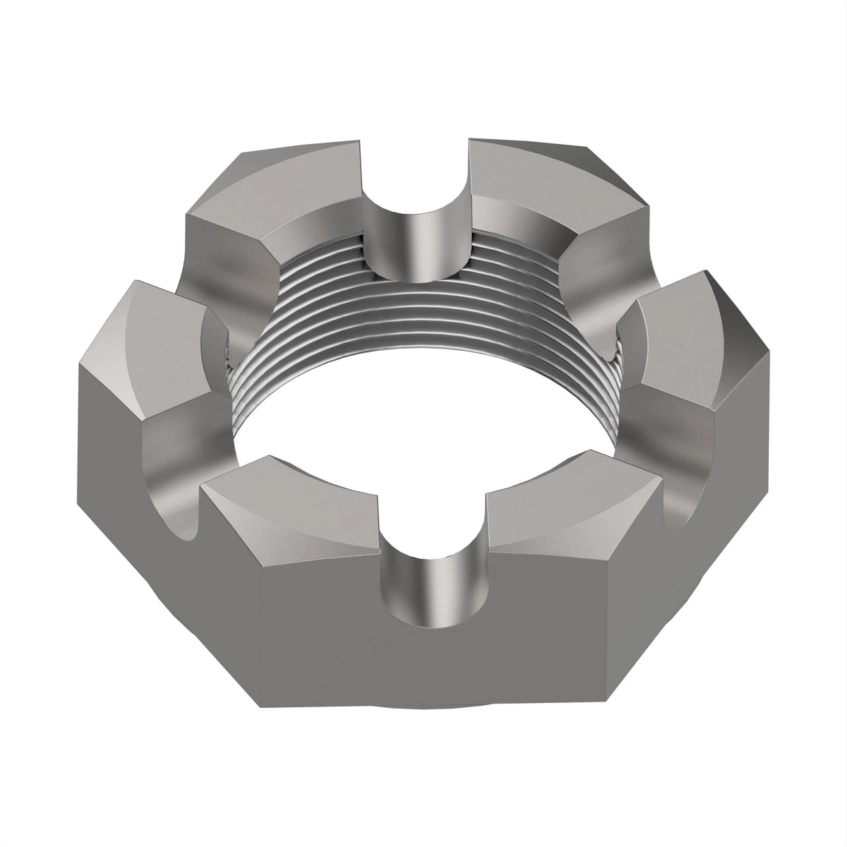 14H980: Fits John Deere 14H980 Hexagonal Slotted Nut, 1/4" – Genuine OEM