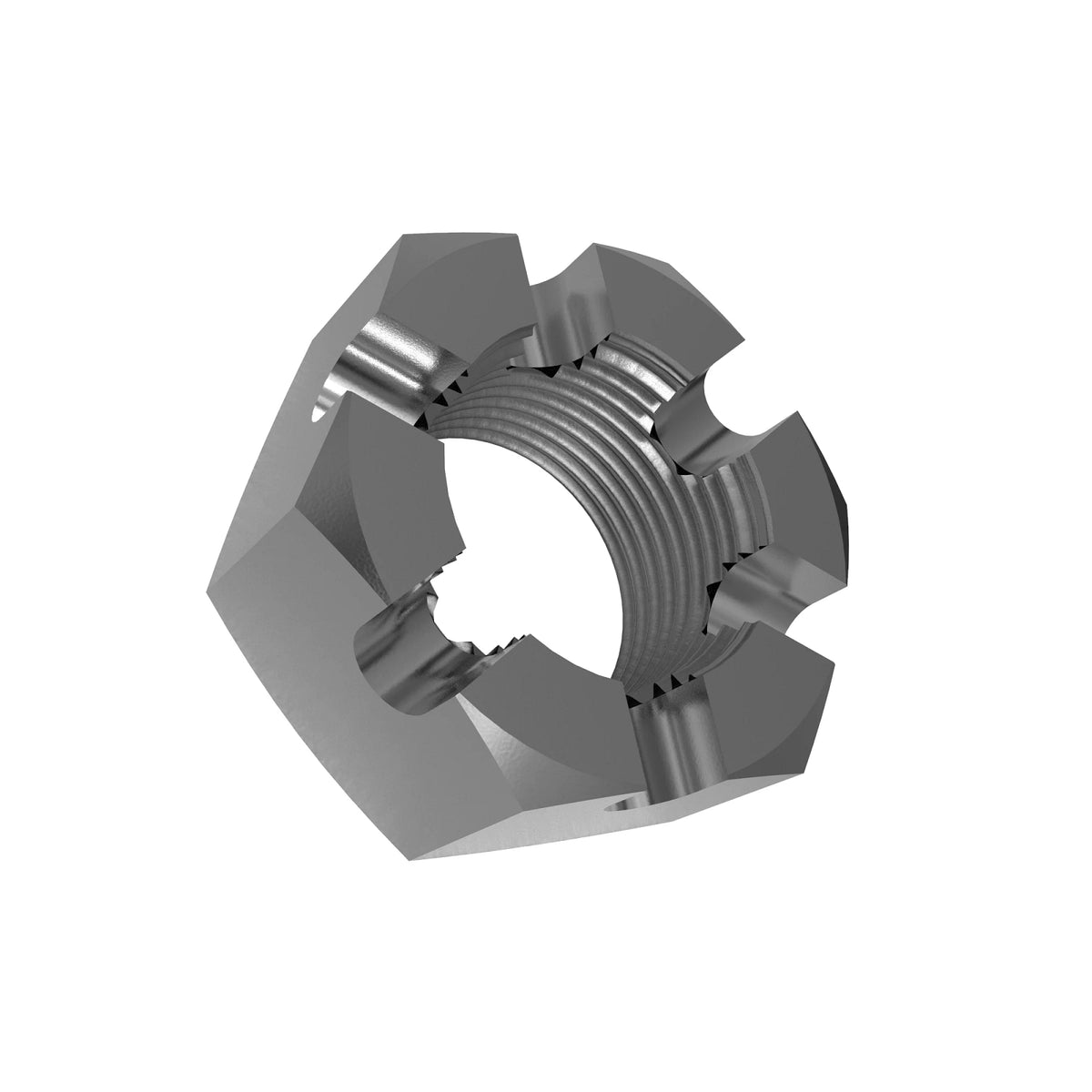 14M5408: Fits John Deere 14M5408 Hexagonal Slotted Nut, M18 – Genuine OEM