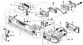 Honda New 1990-1991 Fits Honda Civic Housing *NH167L* (GRAPHITE BLACK), Part # 34271-SH4-A01ZE