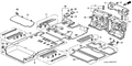 New 1999-2004 Fits Honda Odyssey Weatherstrip, R. Slide Door (Lower), Part # 72828-S0X-A01