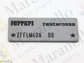 151120 - Chassis number plate testarossa