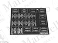 157507 - Relay Board Name Plate LHD