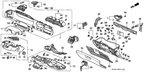 New 1994-1996 Fits Honda Accord Cover Assy., Instrument (Lower) *YR147L* (GRACE BEIGE), Part # 77300-SV1-A00ZC