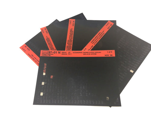 1997-2003 Chevrolet Malibu "N" Parts Microfiche Catalog Slides