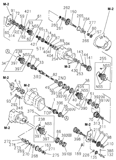 Honda New 1997-2002 Fits Honda Passport Ring, Block Synchronizer, Part # 89716-95161
