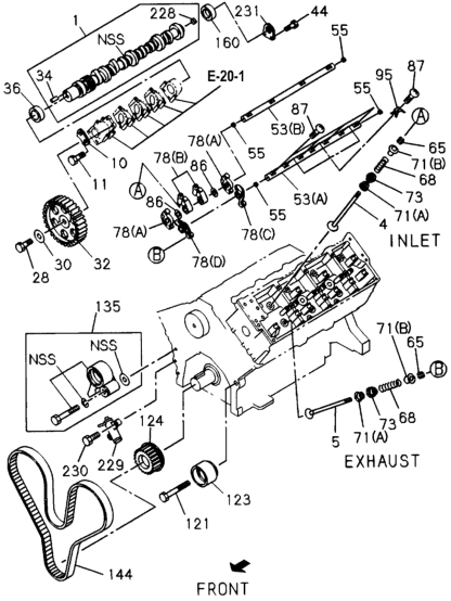 Honda New 1994-2002 Fits Honda Passport Seal, Valve Guide, Part # 89432-41581