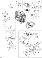 Fits 1998-2004 Ski-Doo Elite 1500 1st Edition / Elite 1500 2nd Edition Models Stopper, OEM Part # 512059056