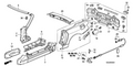 Honda New 2004-2009 Fits Honda S2000 Reinforcement, R. RR. Fender (Lower), Part # 63322-S2A-310ZZ