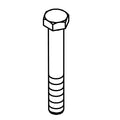 19H3167: Fits John Deere 19H3167 Hexagonal Head Screw, 3/4" X 3-1/4" – Genuine OEM