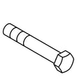 19M7396: Fits John Deere 19M7396 Hexagonal Head Cap Screw, M16 X 45 – Genuine OEM