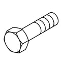 19M7403: Fits John Deere 19M7403 Hexagonal Head Cap Screw, M12 X 35 – Genuine OEM