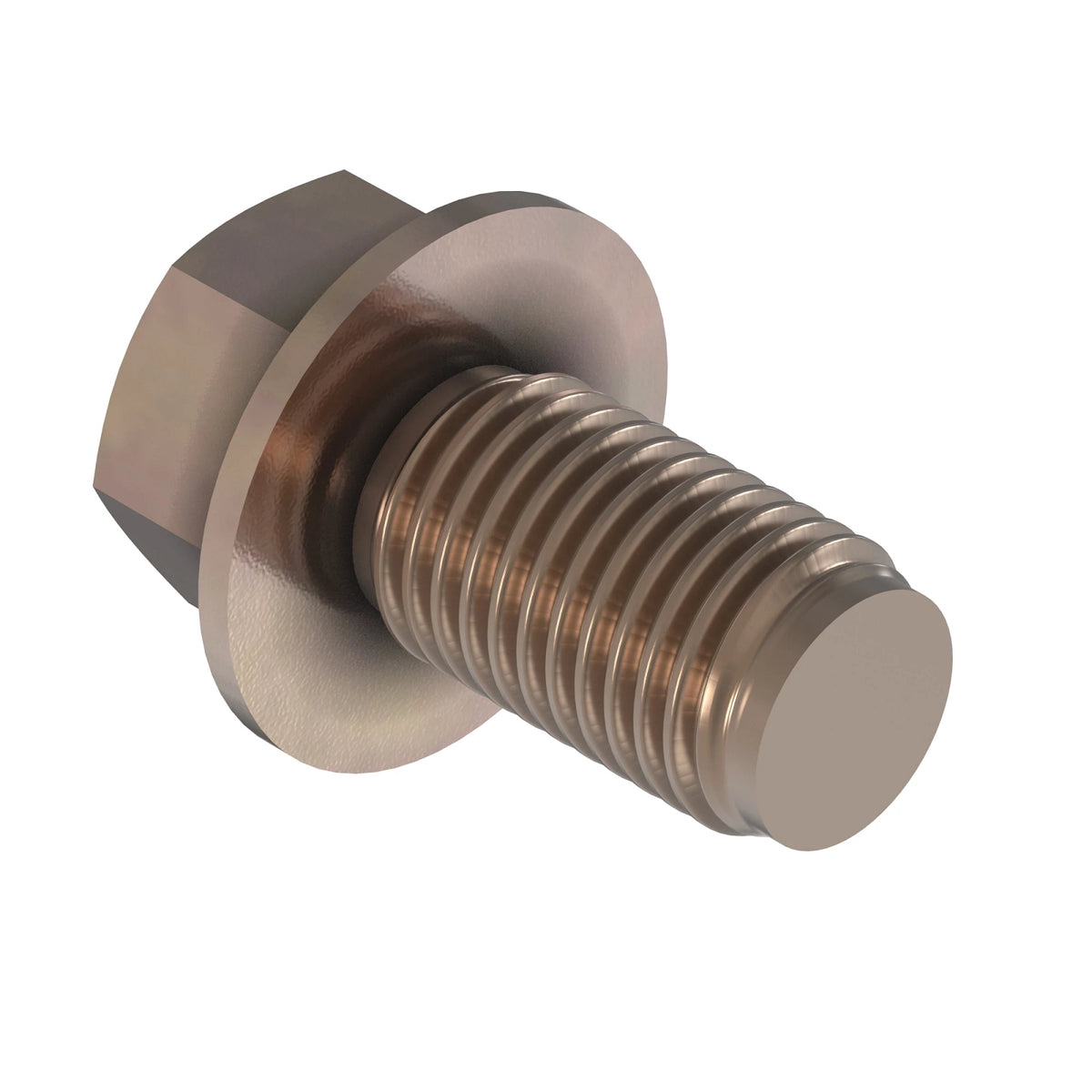 19M7793: John Deere 19M7793 Hexagonal Head Flanged Screw, M16 x 40