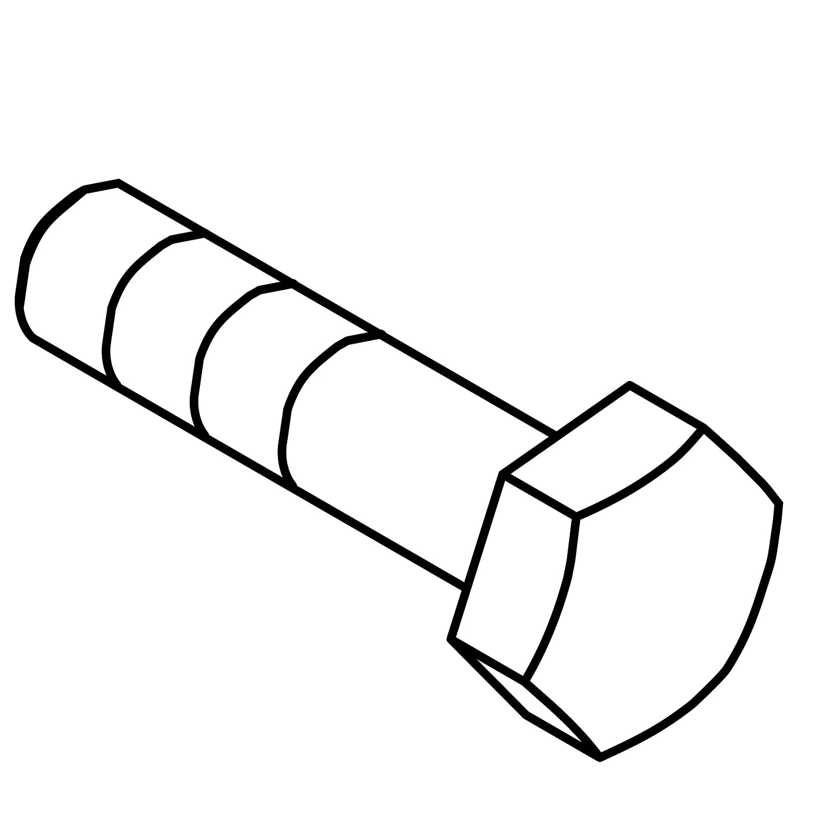 19M7884: Fits John Deere 19M7884 Hexagonal Head Cap Screw, M16 X 110 – Genuine OEM