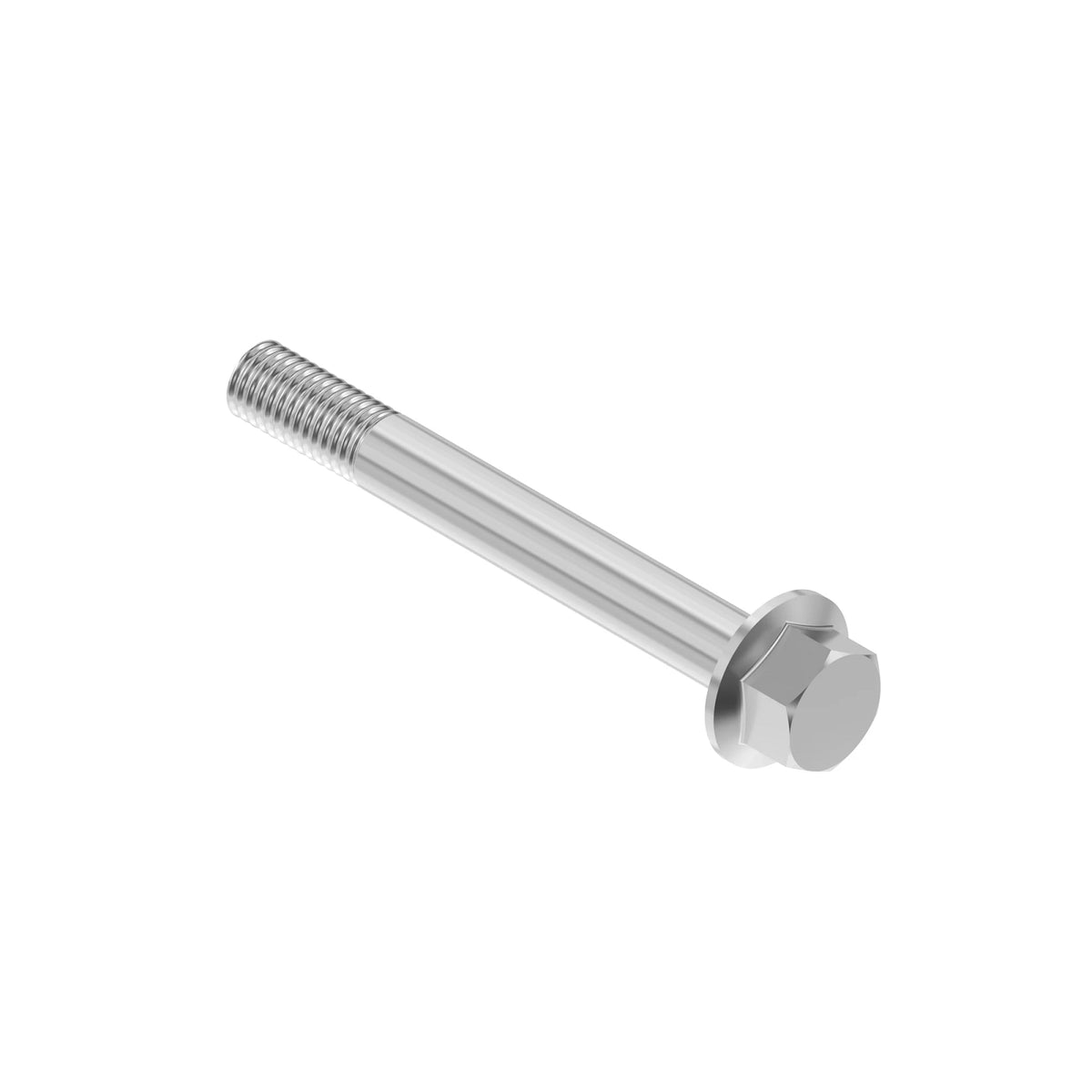 19M7898: 19M7898: Hexagonal Head Flanged Screw, M10 X 130