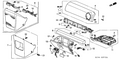 Honda New 2003-2006 Fits Honda Element Cover Assy., Center (Lower) *NH361L* (CF GRAY), Part # 77310-SCV-A11ZB