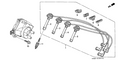 Honda New 1996-2002 Fits Honda Accord Wire, Resistance (No.4) (Sumitomo), Part # 32704-P0H-A00