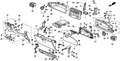 Honda New 1995-1998 Fits Honda Odyssey Outlet Assy., L. Side *NH264L* (CLASSY GRAY), Part # 77630-SX0-003ZB