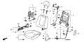 Honda New 2007 Fits Honda Fit Knob Assy., R. Walk-In *YR233L* (TITANIUM), Part # 81236-SLN-A01ZB