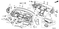 New 2011-2015 Fits Honda Crosstour Pad,Dr Mid *NH167L*, Part # 77102-TP6-A01ZA