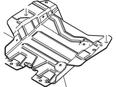 Ford New 2009-2010 Fits Ford E-150 / E-250 / E-350/E-350 Super Duty Bracket Base No. 9d665, Part # 9C2Z9D665M