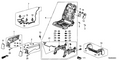 Honda New 2011-2013 Fits Honda Odyssey Cover, R. FR. Seat Foot (Inner) *NH767L* (FR) (TRUFFLE), Part # 81117-TK8-A01ZB